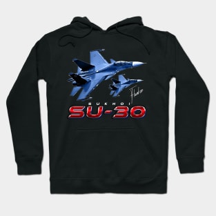 Sukhoi SU-30 Flanker Russian Fighterjet Hoodie